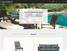 Tablet Screenshot of gallery1furniture.com
